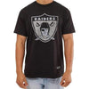 Mitchell and Ness Distressed Logo T-Shirt Raiders 
